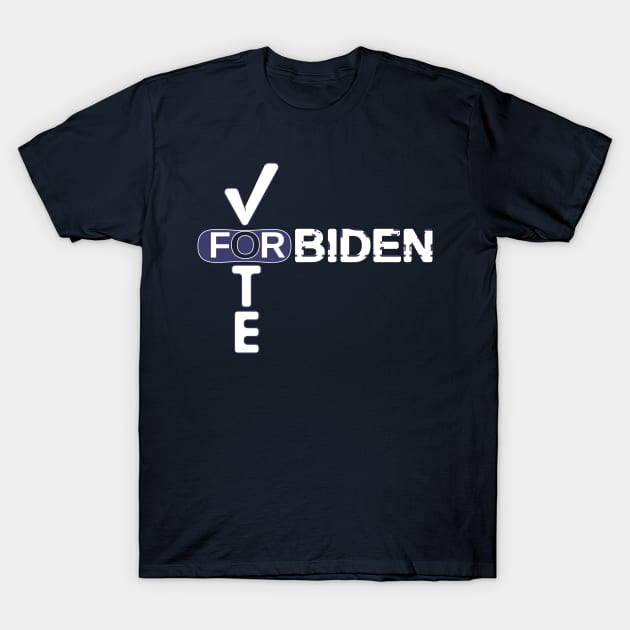 vote for joe biden T-Shirt by Salma Ismail